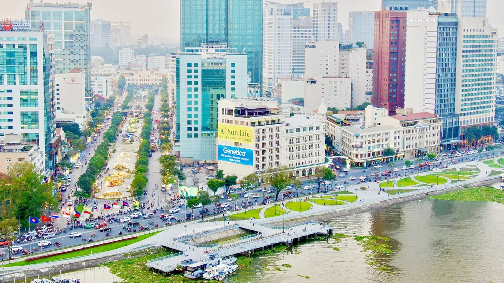 Khu vực Bến Bạch Đằng (quận 1, TPHCM). Ảnh: Hoàng Hùng