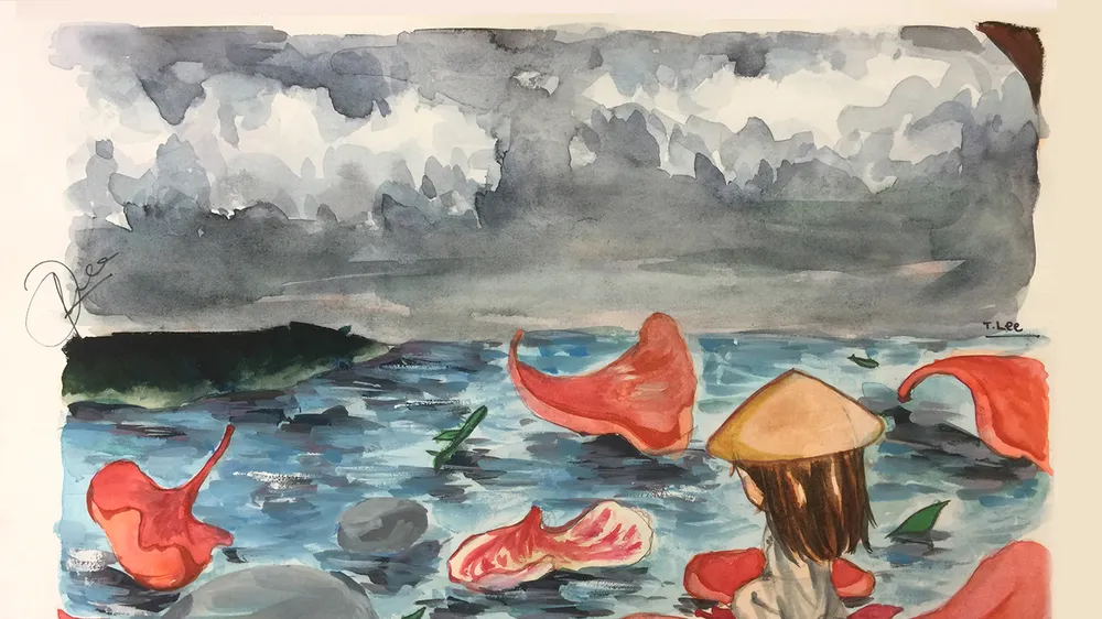 Tranh: ĐỖ LÊ ANH THƯ