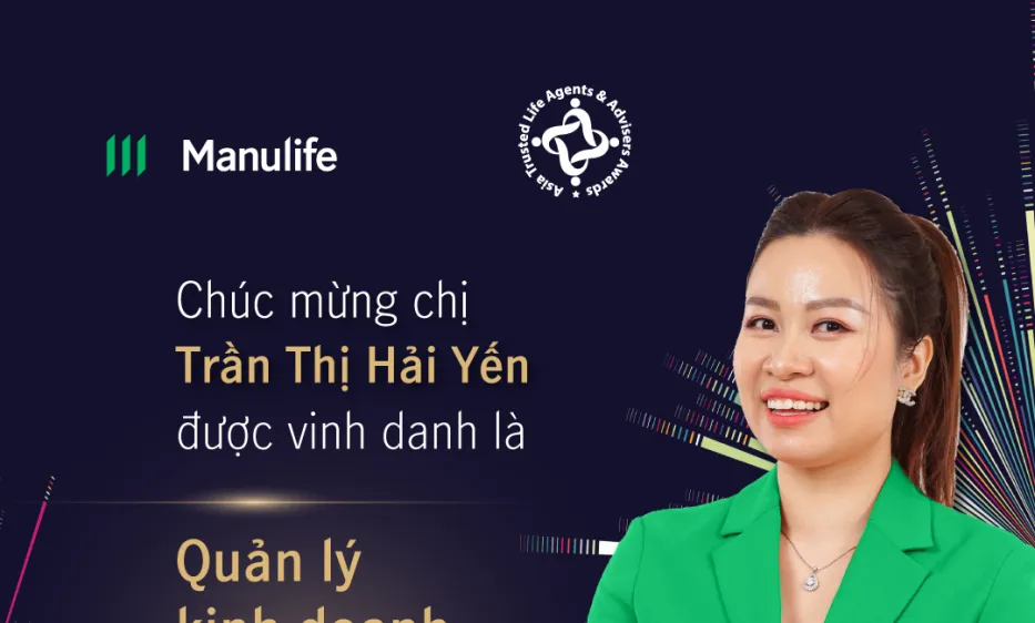 Manulife Việt Nam được vinh danh là “Công ty Bảo hiểm của năm”