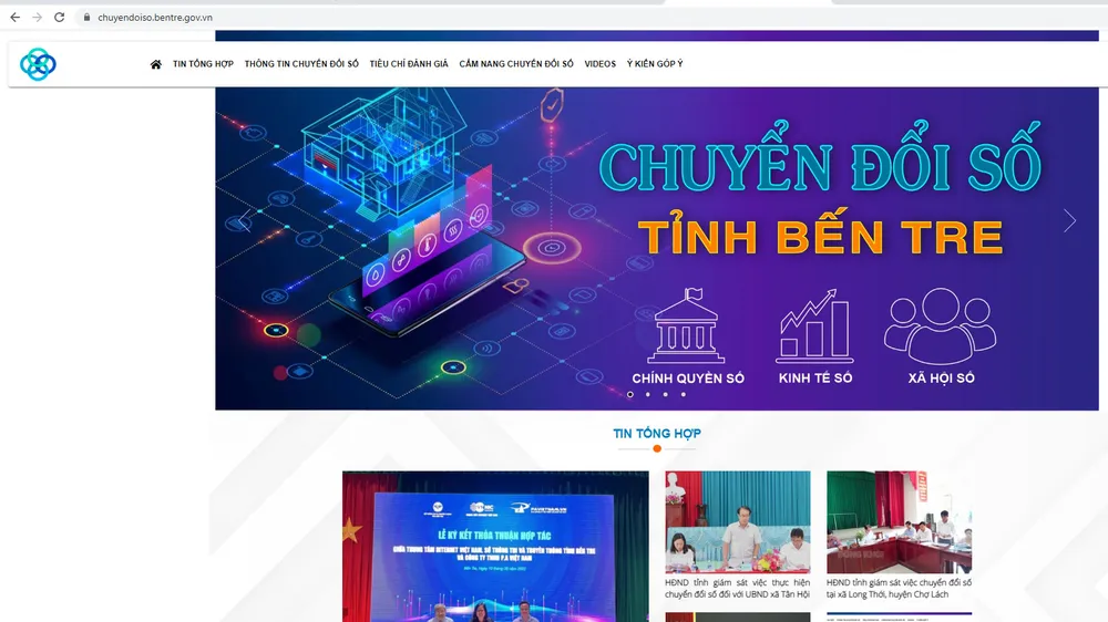 Khai trương Cổng Thông tin điện tử chuyển đổi số