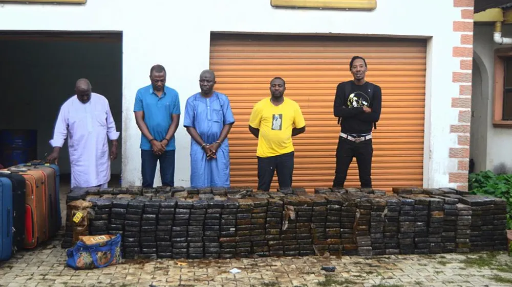 Nigeria thu giữ khối lượng cocain kỷ lục, trị giá gần 280 triệu USD. Ảnh: premiumtimesng.com