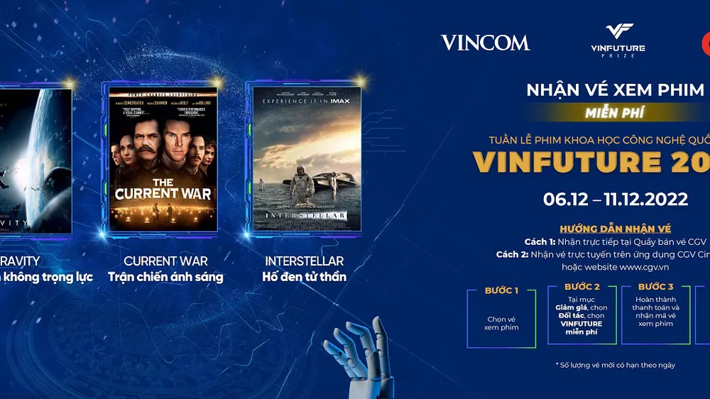 Công bố Tuần lễ phim khoa học công nghệ VinFuture 2022