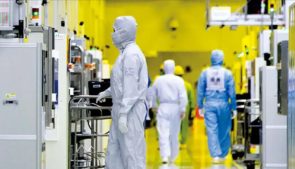 Một nhà máy sản xuất chip bán dẫn của Hàn Quốc