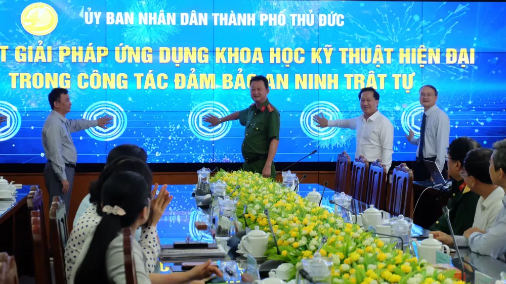 TP Thủ Đức ứng dụng khoa học kỹ thuật hiện đại vào đảm bảo an ninh trật tự 