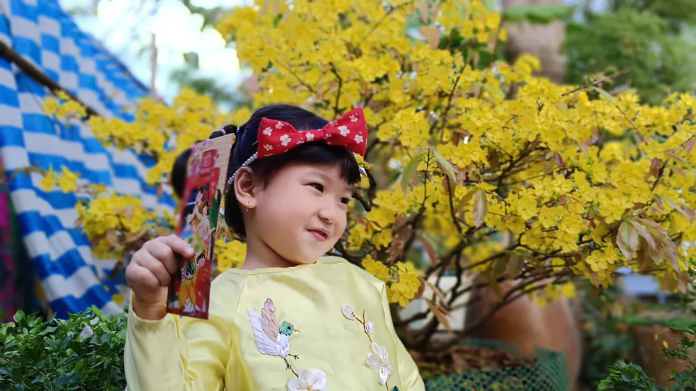 Mùa xuân của bé An Tâm