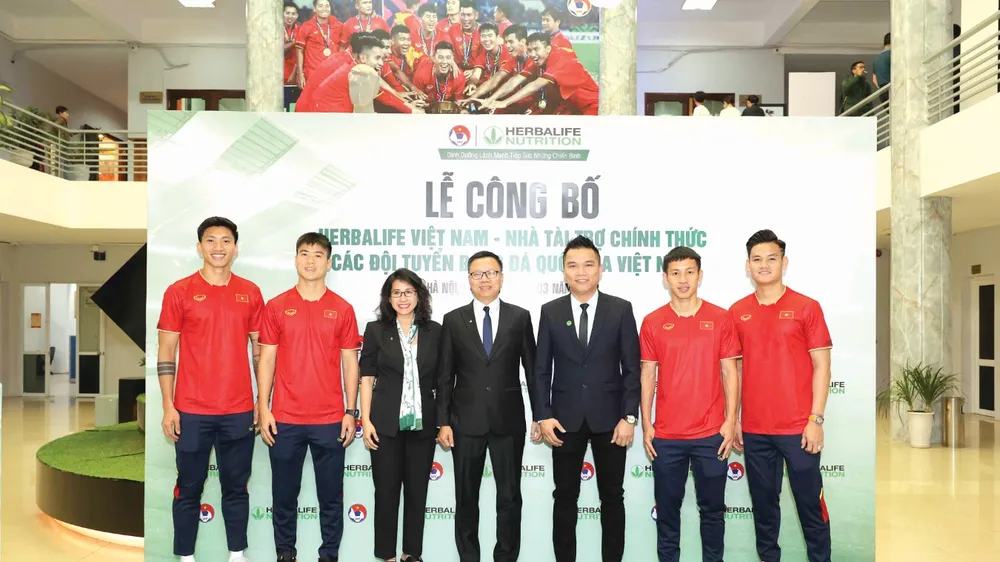 Herbalife Việt Nam tin chắc việc hợp tác cùng VFF sẽ góp phần nâng tầm thành tích của bóng đá nước nhà