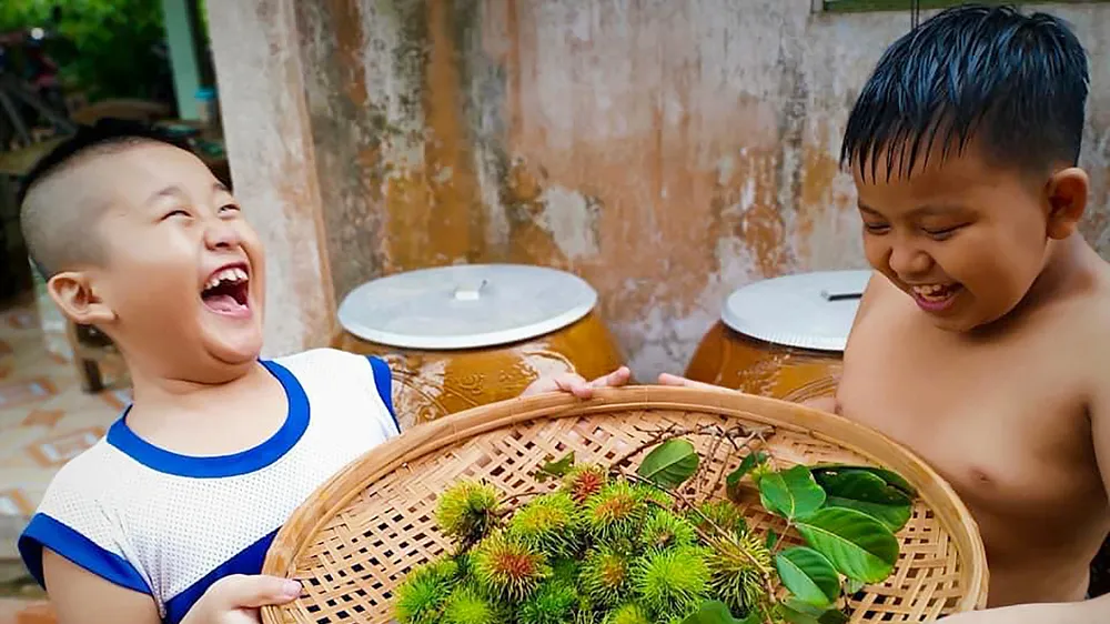 Mùa chôm chôm miệt vườn