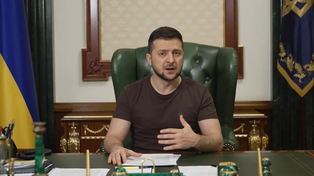 Tổng thống Ukraine Volodymyr Zelensky