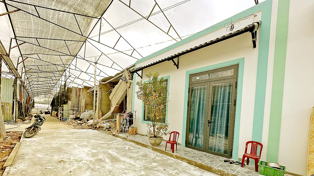 Nhiều căn nhà xây dựng không phép trên đường Tôn Thất Tùng, phường 8, TP Đà Lạt đang bị cưỡng chế