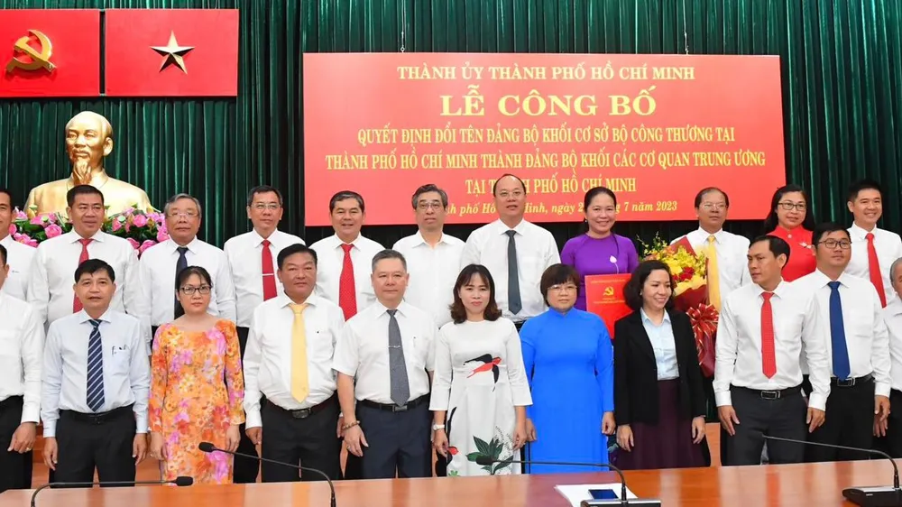 TPHCM có Đảng bộ Khối các cơ quan Trung ương