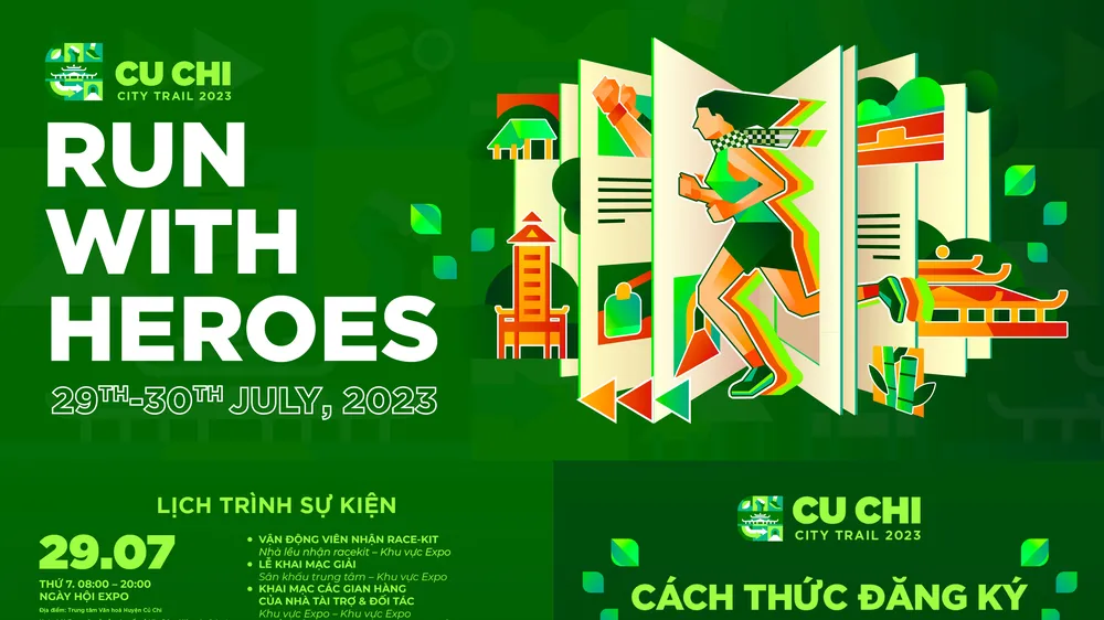 Poster Giải việt dã băng đồng huyện Củ Chi năm 2023