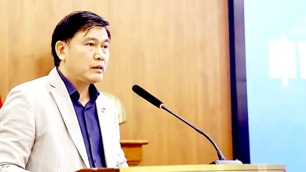 Phó Chủ tịch Liên đoàn Bóng đá Việt Nam Trần Anh Tú