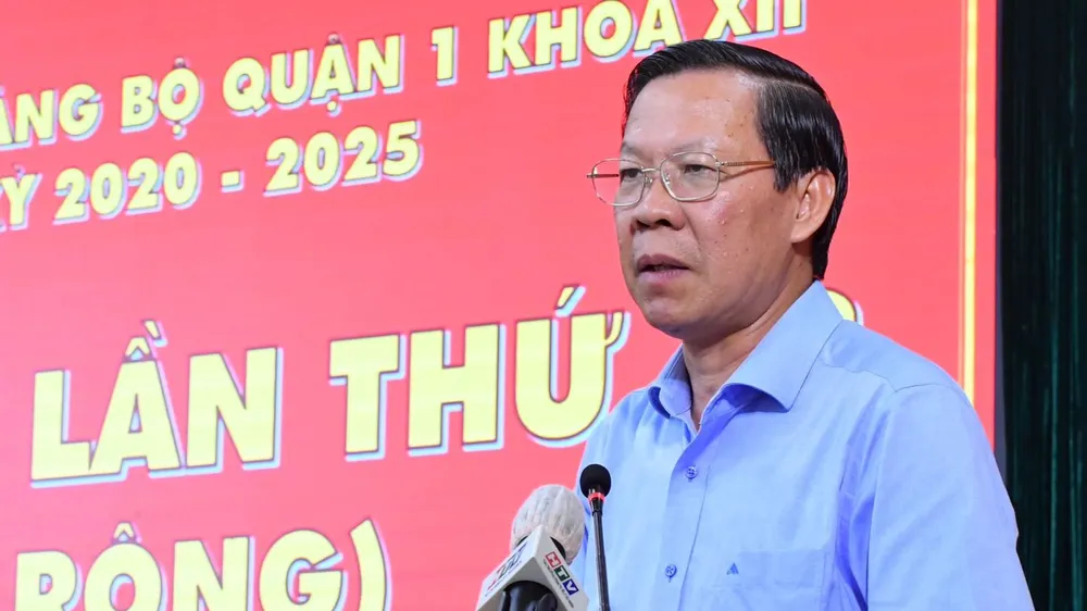 Đồng chí Phan Văn Mãi: Quận 1 phải là địa phương đầu tiên nhìn ra cơ hội từ Nghị quyết 98