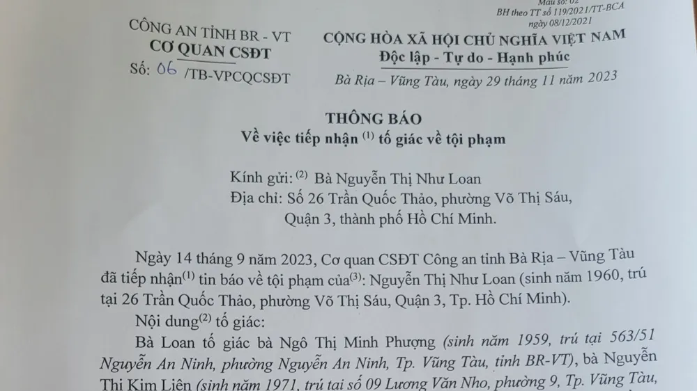 Bị tố lừa đảo, nữ đại gia bất động sản Vũng Tàu nói gì?