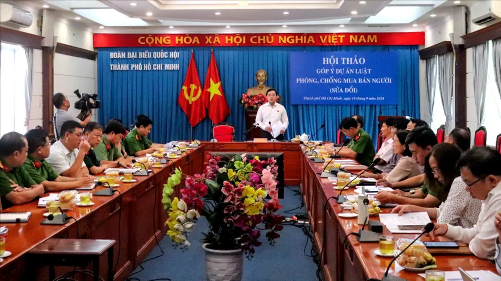 Nâng cao nhạy cảm giới trong hoàn thiện dự thảo Luật Phòng, chống mua bán người