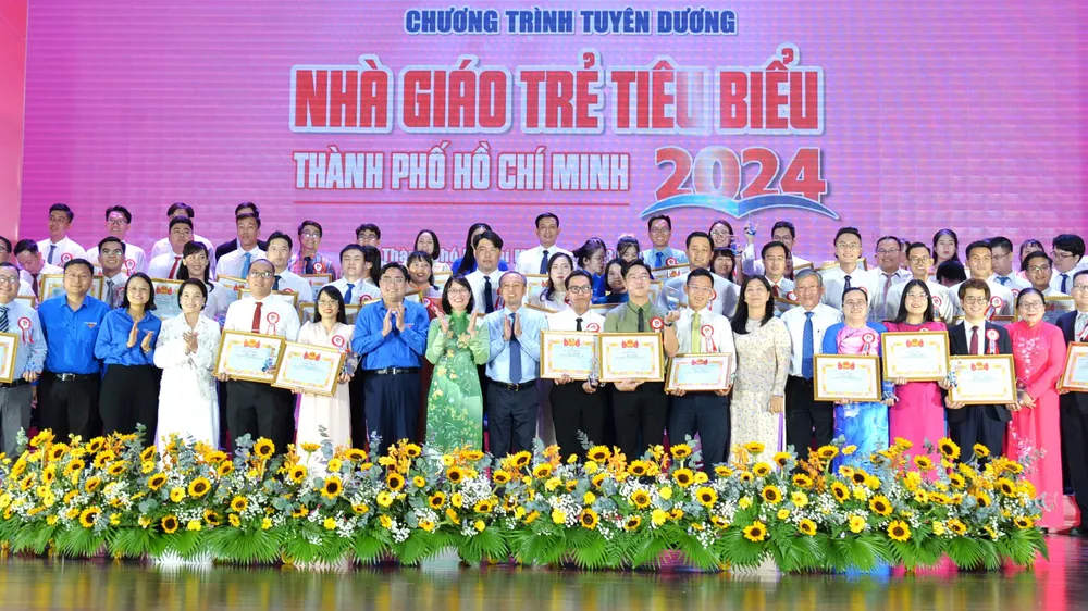 Các gương “Nhà giáo trẻ tiêu biểu TPHCM” năm 2024 được tuyên dương 