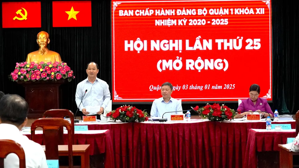 Bí thư Quận ủy quận 1: mỗi đảng viên phải chấn chỉnh tinh thần, thái độ làm việc