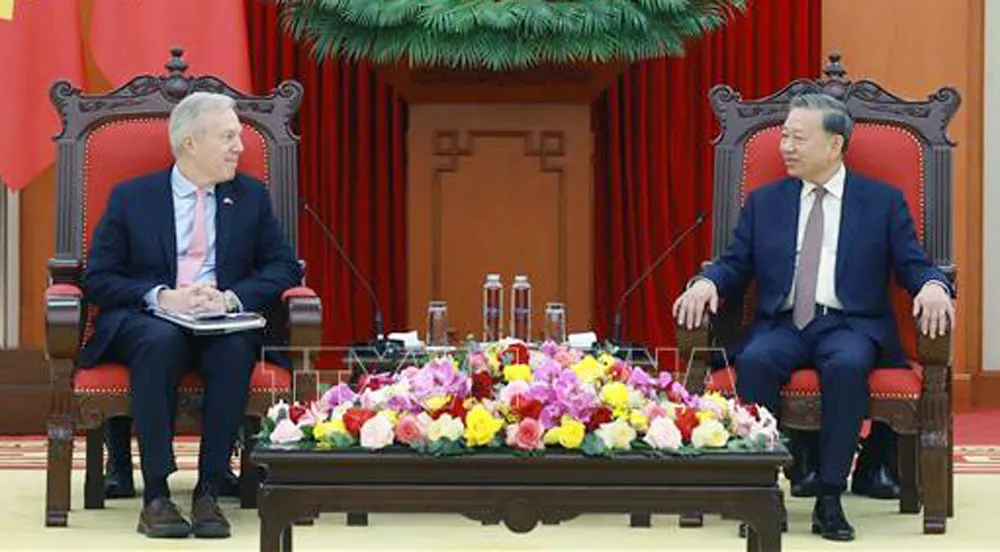 Tổng Bí thư Tô Lâm tiếp đoàn doanh nghiệp Hội đồng Kinh doanh Hoa Kỳ - ASEAN