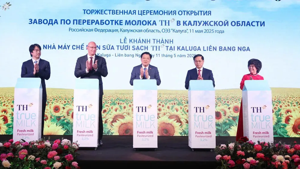 TH true MILK chính thức vận hành nhà máy sản xuất sữa tươi tại Liên bang Nga