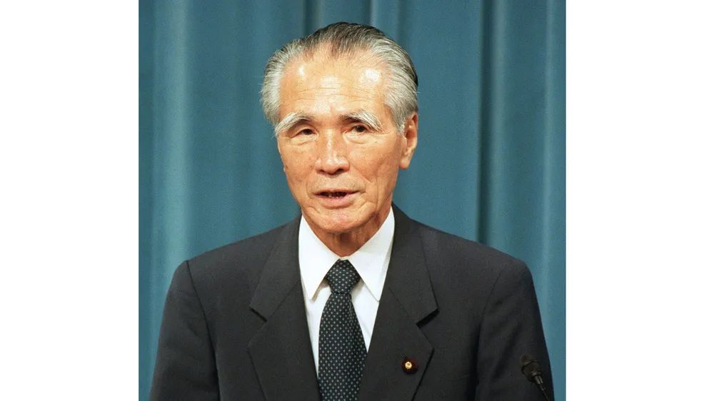Cựu Thủ tướng Nhật Bản Tomiichi Murayama. Ảnh : Kyodo