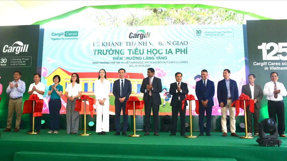 Gia Lai: Bàn giao điểm trường 4,5 tỷ đồng cho học sinh vùng cao