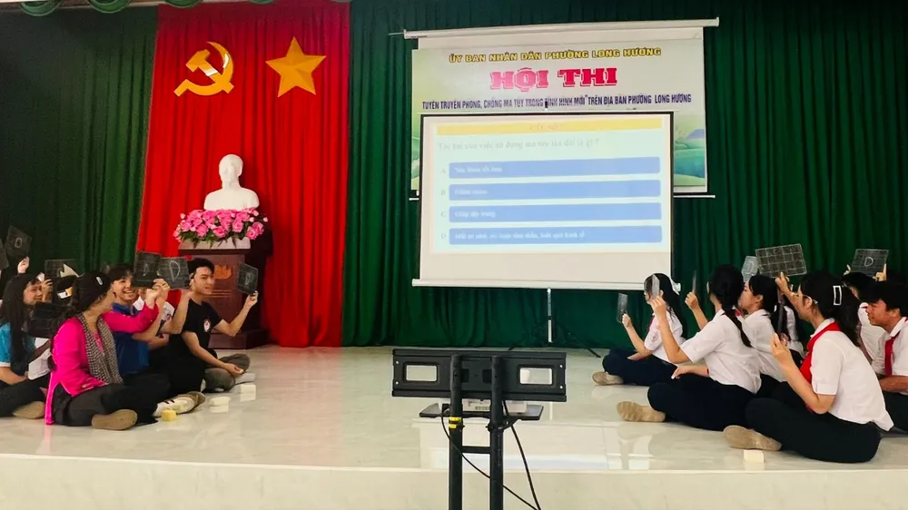 Phường Long Hương tổ chức hội thi tuyên truyền phòng, chống ma túy