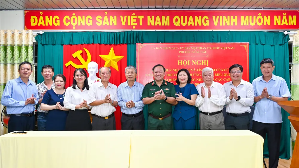 Cử tri tín nhiệm 100%, giới thiệu Thiếu tướng Nguyễn Thành Trung ứng cử Đại biểu Quốc hội