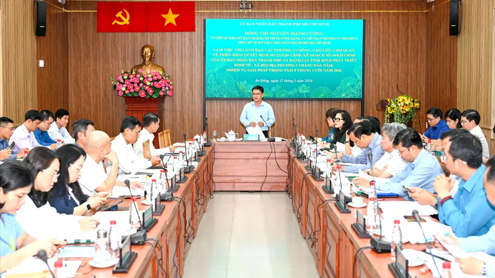 Lãnh đạo TPHCM làm việc với 3 phường An Đông, Chợ Lớn và Chợ Quán