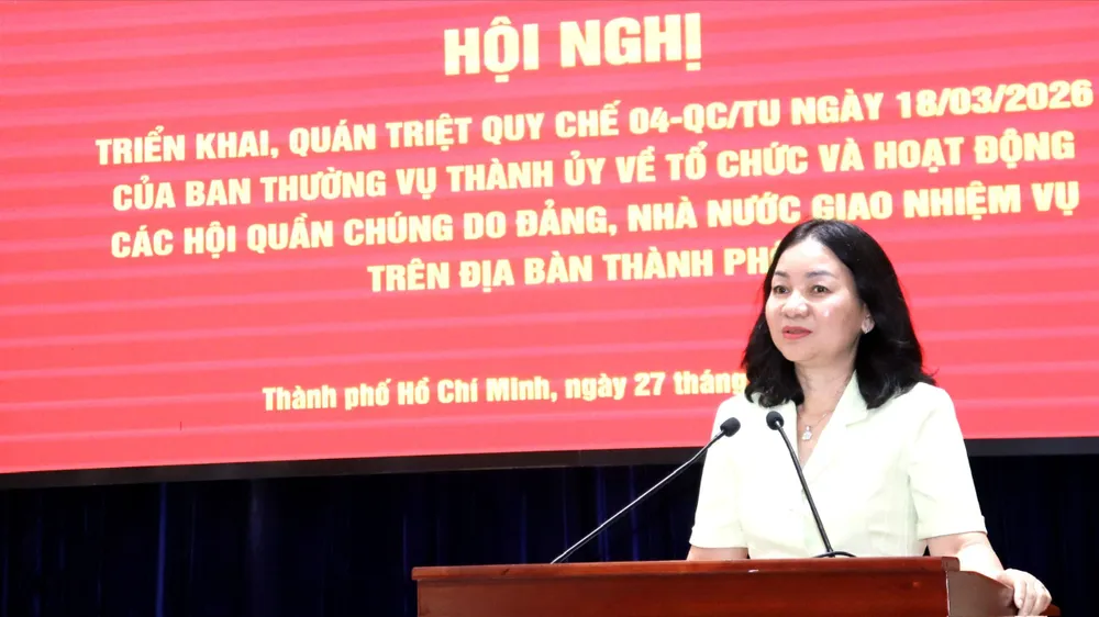 TPHCM: Triển khai quy chế về tổ chức, hoạt động các hội quần chúng