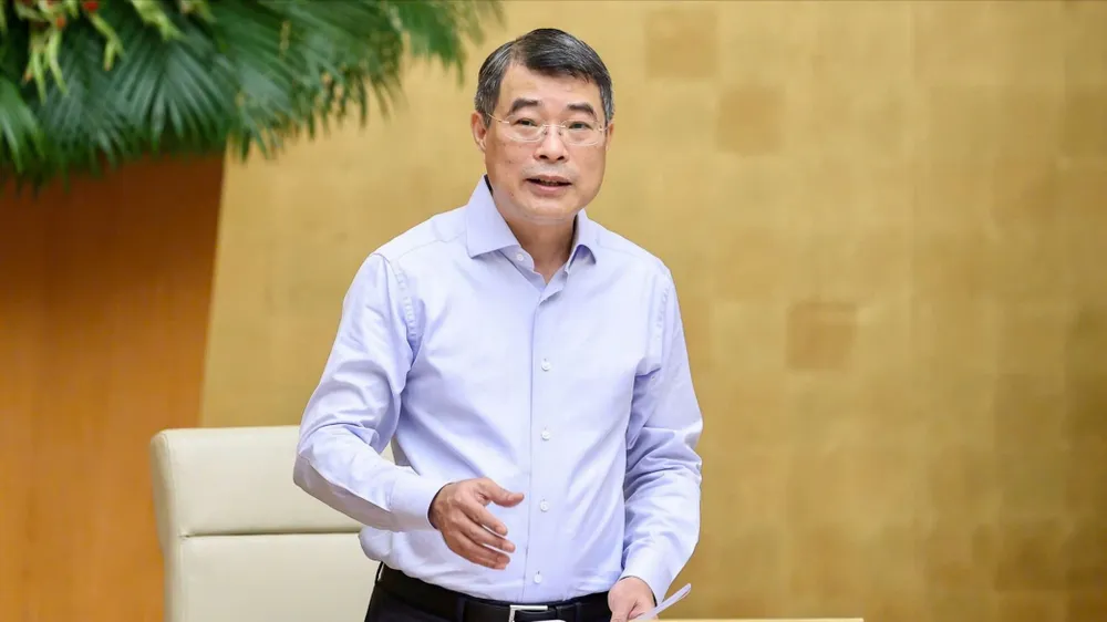 Thủ tướng Lê Minh Hưng phát biểu tại phiên họp Chính phủ chuyên đề về xây dựng pháp luật. Ảnh: VIẾT CHUNG
