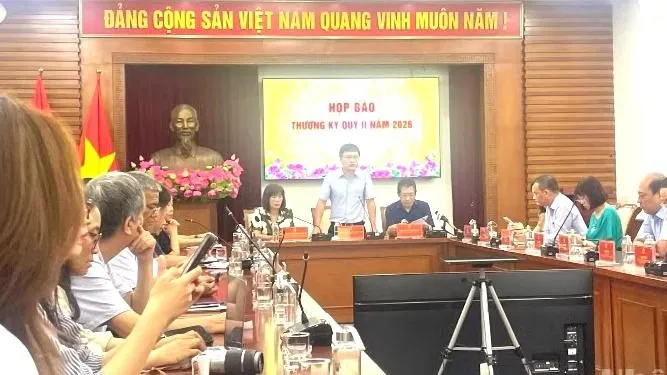 Họp báo thường kỳ của Bộ VH-TT-DL. Ảnh: Báo Nhân Dân