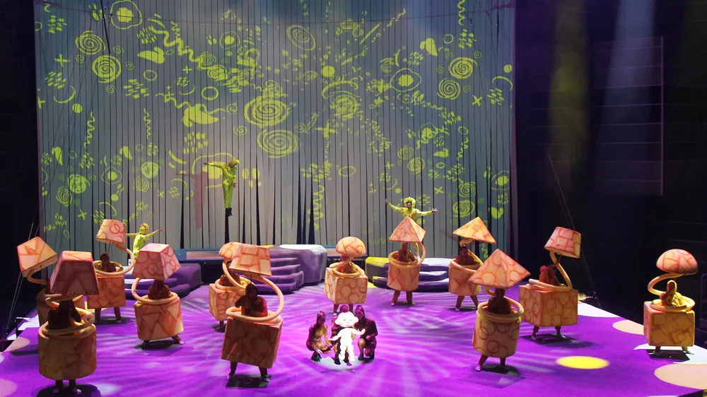 Chương trình nghệ thuật Mơ show diễn ra tại Rạp xiếc và biểu diễn đa năng Phú Thọ (phường Phú Thọ, TPHCM). Ảnh: DŨNG PHƯƠNG