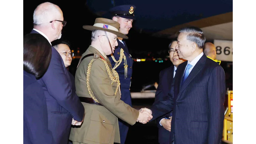 Tổng Bí thư, Chủ tịch nước Tô Lâm bắt đầu thăm cấp Nhà nước Australia