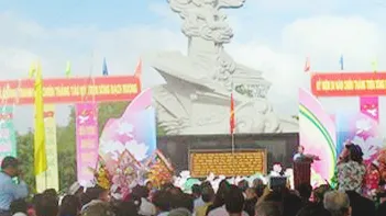 Khánh thành Bia chiến thắng 37 tàu Mỹ trên sông Rạch Ruộng