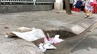 Phê bình 4 chủ tịch UBND phường vì để rác bịt miệng cống