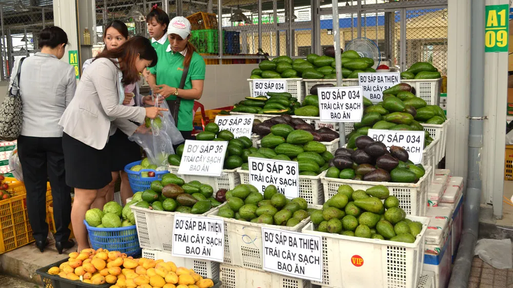 Các mặt hàng nông sản của Đồng Nai bán tại chợ đầu mối Dầu Giây còn rất ít