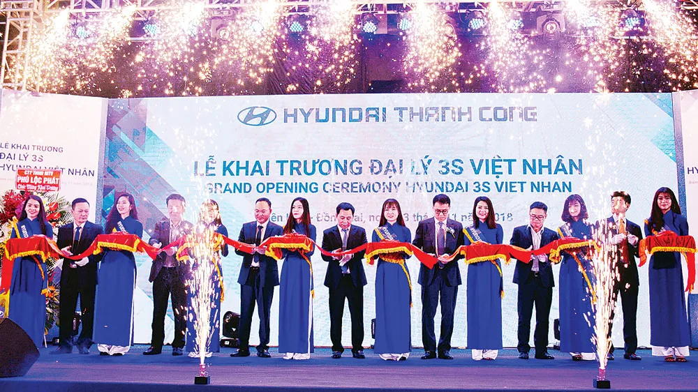 Hyundai Thành Công Thương mại liên tiếp khai trương đại lý mới