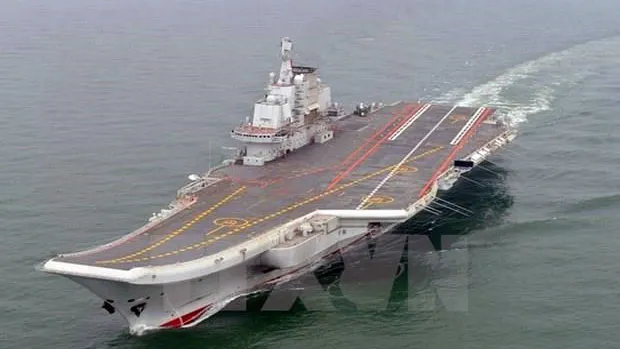 Tàu sân bay Trung Quốc vào biển Đông