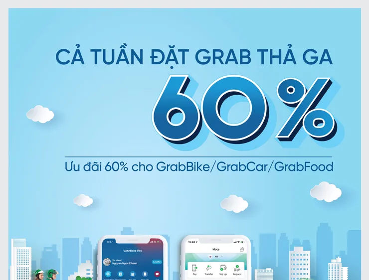 Tặng mã iPay Grab lên đến 280.000 đồng cho khách hàng sử dụng VietinBank iPay Mobile
