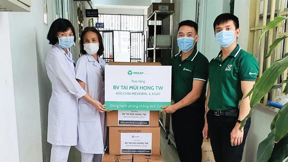 Bệnh viện Tai Mũi Họng Trung ương tiếp nhận Medoral và Xisat