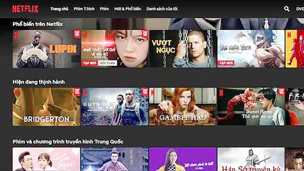 Quý 1-2021, nền tảng Netflix chỉ thêm gần 4 triệu đăng ký