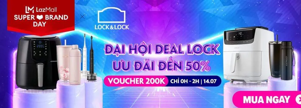 Ngàn ưu đãi bất ngờ từ đại tiệc Lock&Lock 14-7