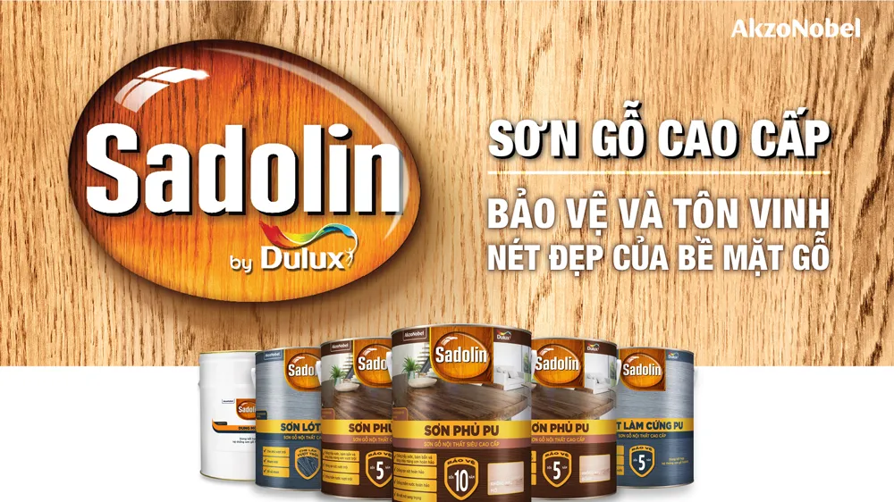 AkzoNobel ra mắt Sadolin - dòng sơn gỗ cao cấp 