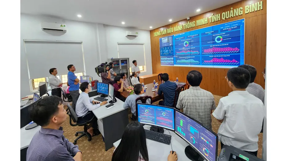 Quảng Bình triển khai trung tâm điều hành thông minh
