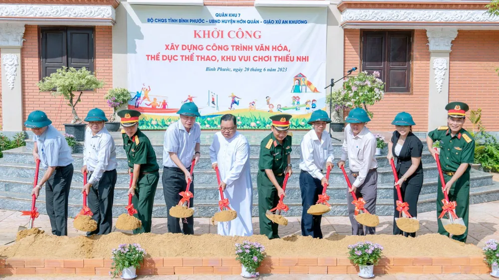 Bình Phước: Khởi công xây dựng công trình văn hóa, thể dục thể thao, khu vui chơi thiếu nhi tại Giáo xứ An Khương