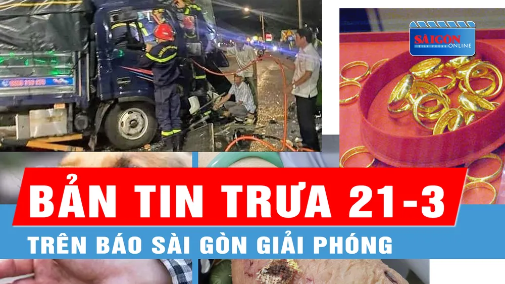 Bản tin trưa 21-3: Vàng nhẫn 9999 tăng hơn 1,5 triệu đồng/lượng; Hơn 10.000 người bị súc vật cắn