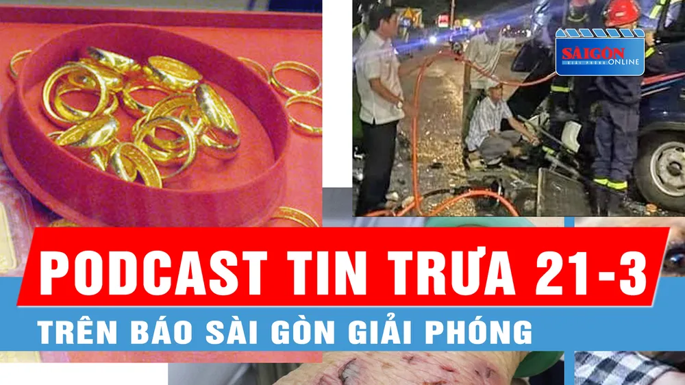Podcast tin trưa 21-3: Bình quân mỗi tháng, Hơn 10.000 người bị súc vật cắn; Vàng nhẫn 9999 tăng sốc