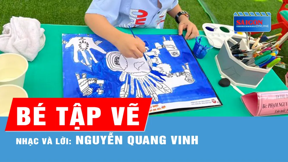 Bé Tập Vẽ