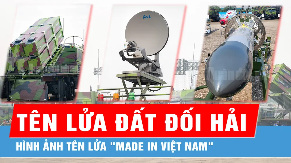 Hình ảnh tên lửa đất đối hải "made in Việt Nam"