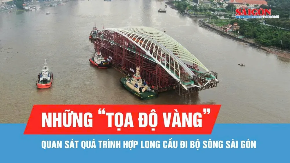 Ngày mai hợp long cầu đi bộ qua sông Sài Gòn: Những điều cần biết